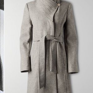 ARITZIA Babaton light gray wool coat Medium